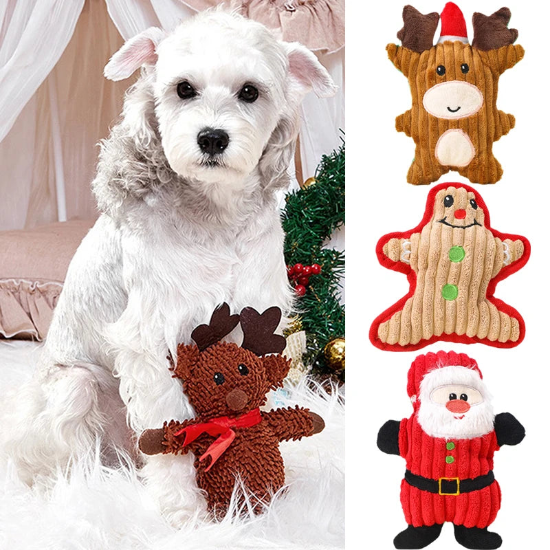 Jouet de Noël en peluche pour chien & chat