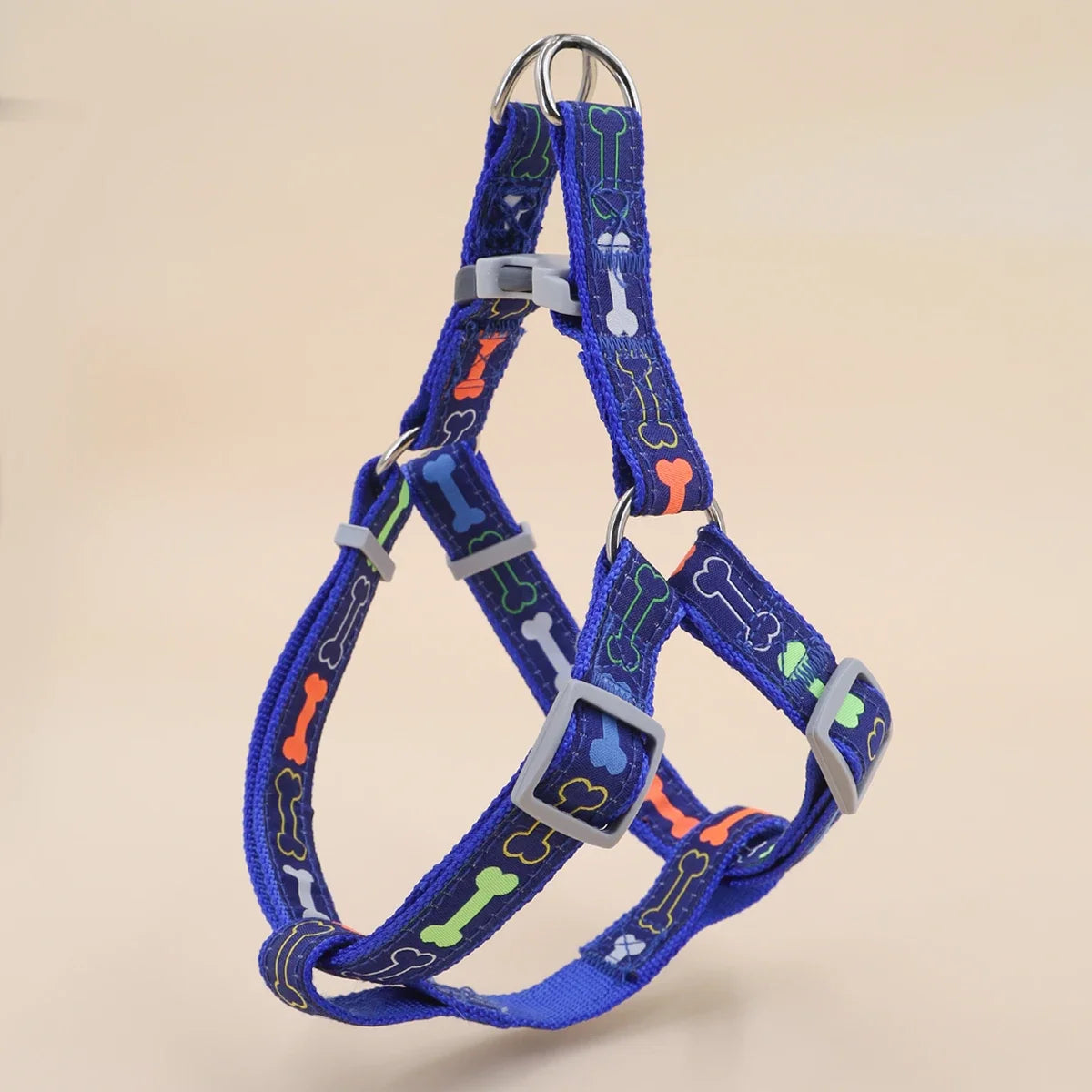 Harnais motif os avec laisse - chien