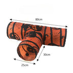Tunnel Halloween pliable - chat