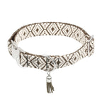 Collier bohème ethnique pour chien avec pendentif