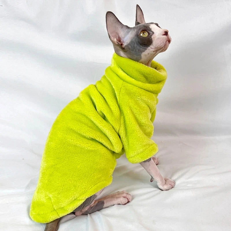 Pull col roulé doux et chaud - chien ou chat