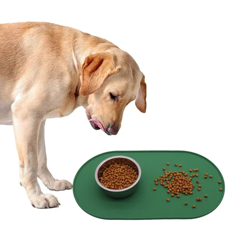 Tapis d’alimentation en silicone étanche pour chiens et chats
