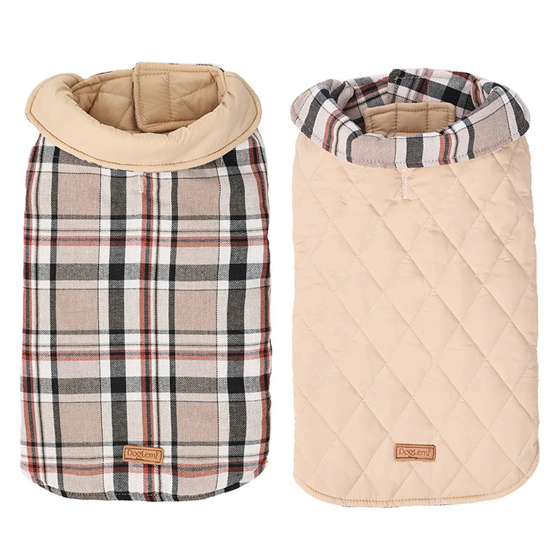 Veste imperméable réversible - chien