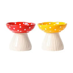 Bol champignon anti-glouton pour chat et chien