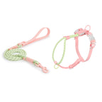 Ensemble Harnais et Laisse Sans Traction PVC pour Chien