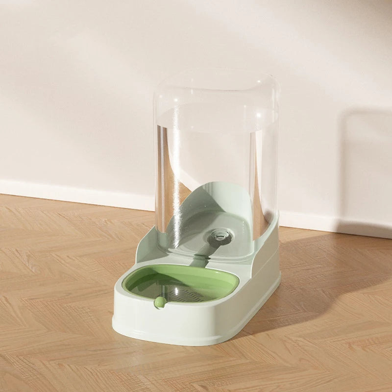 Distributeur automatique d'eau et de croquettes - chien & chat