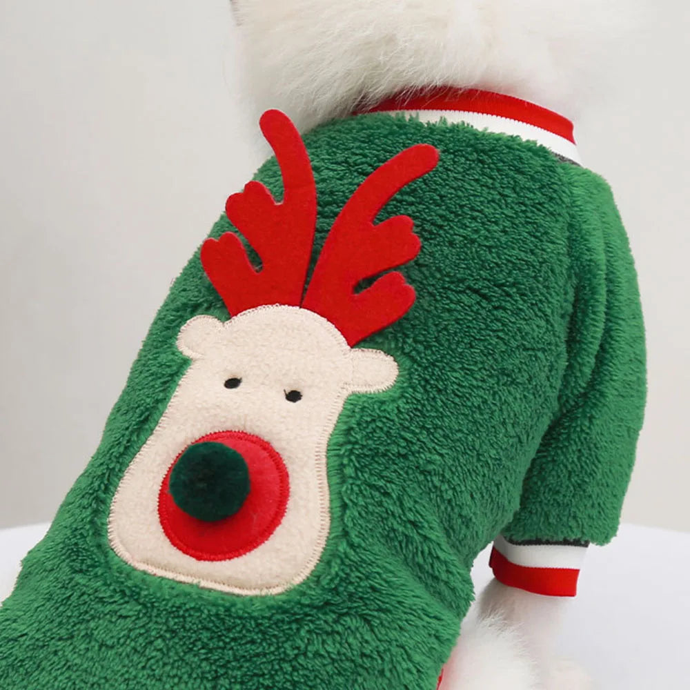 Pull de Noël en peluche pour chien & chat