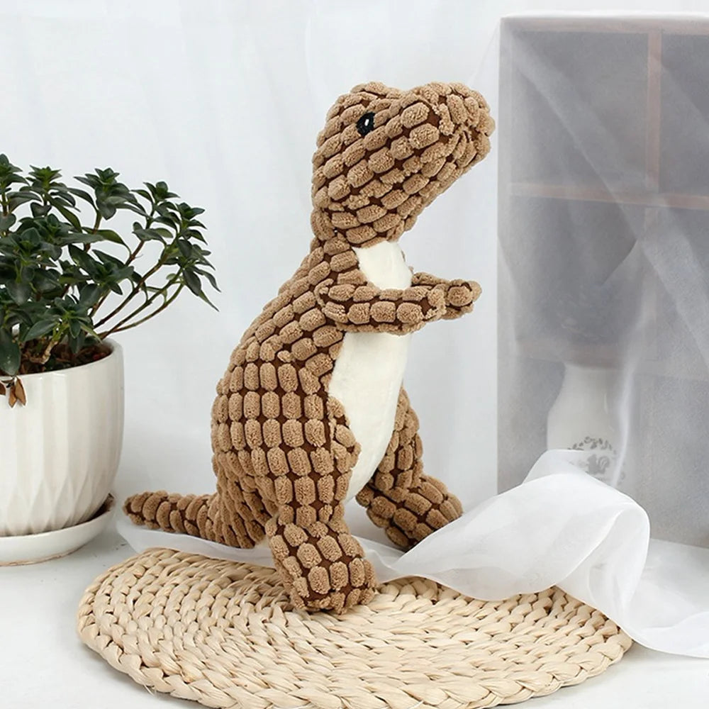 Jouet dinosaure en peluche pour chien & chat