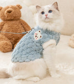 Gilet chaud d’hiver avec fermeture - chat et chien