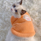 Gilet en peluche doux - chat
