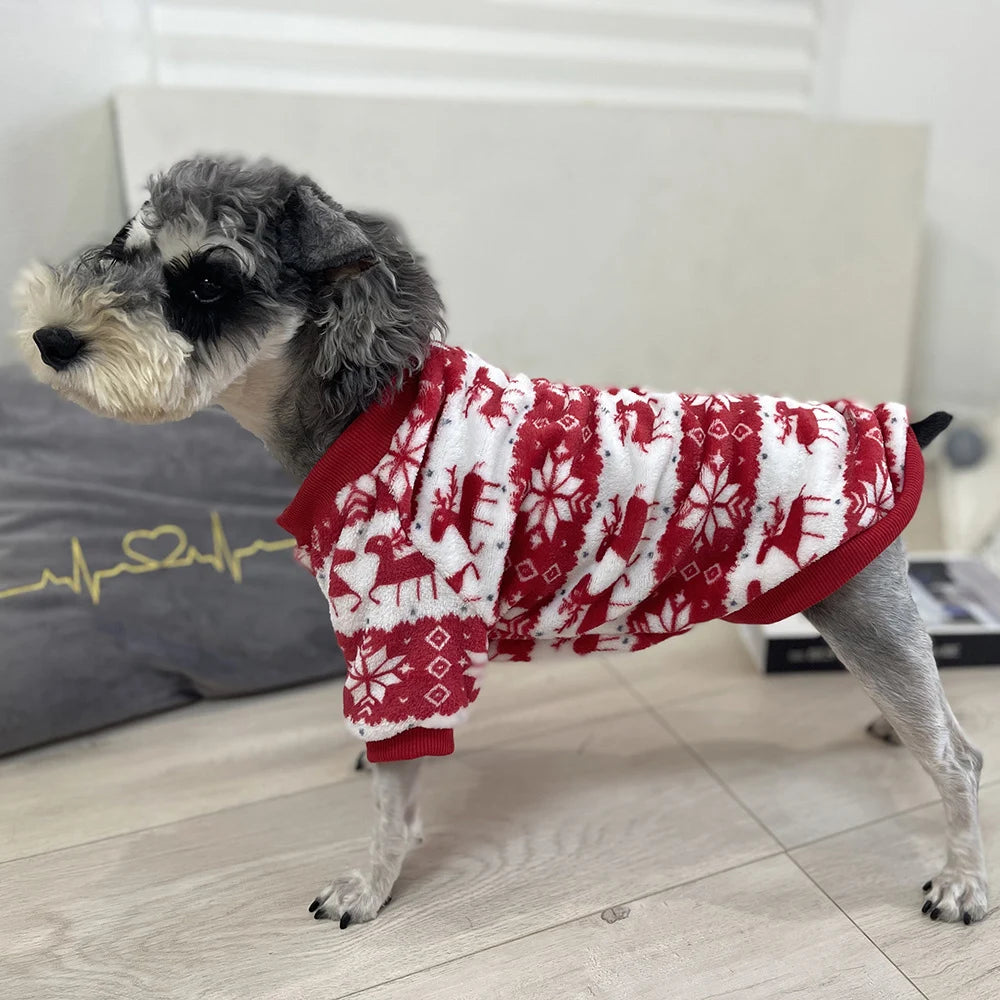 Pull de Noël chaud pour petits chiens et chats