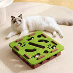 Puzzle interactif en feutre pour chat