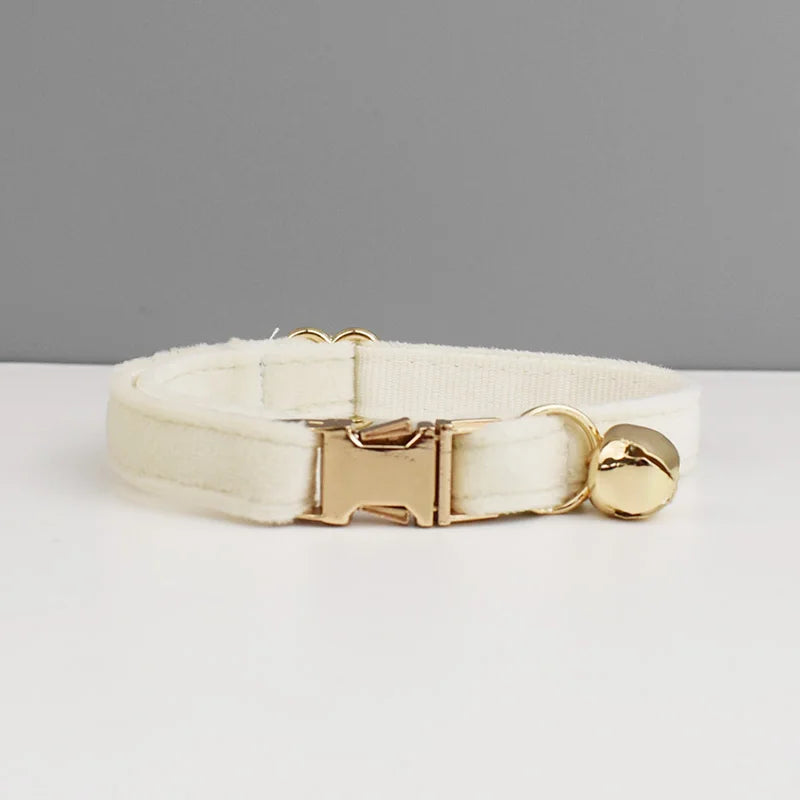 Collier en Velours Hypoallergénique pour Chat