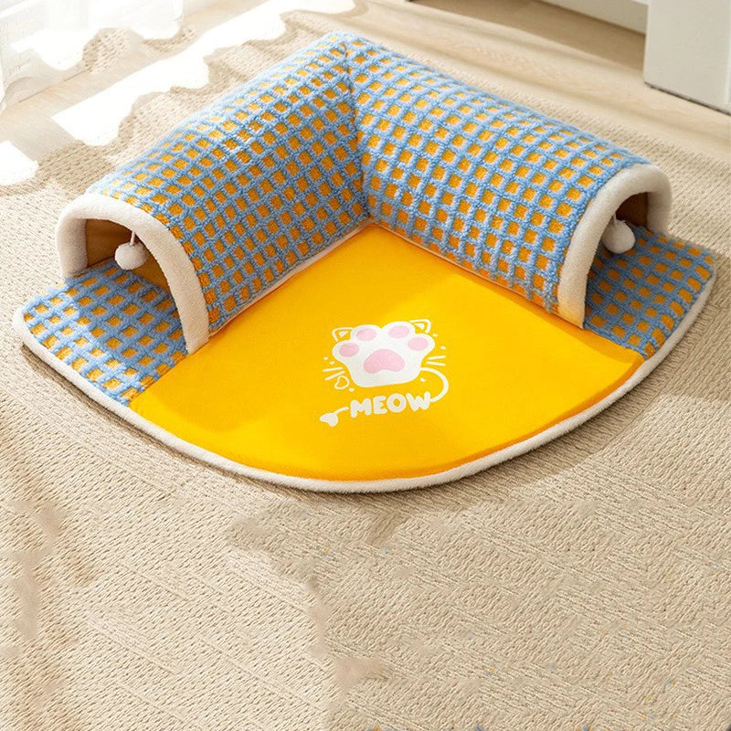 Tapis avec tunnels intégrés - chat