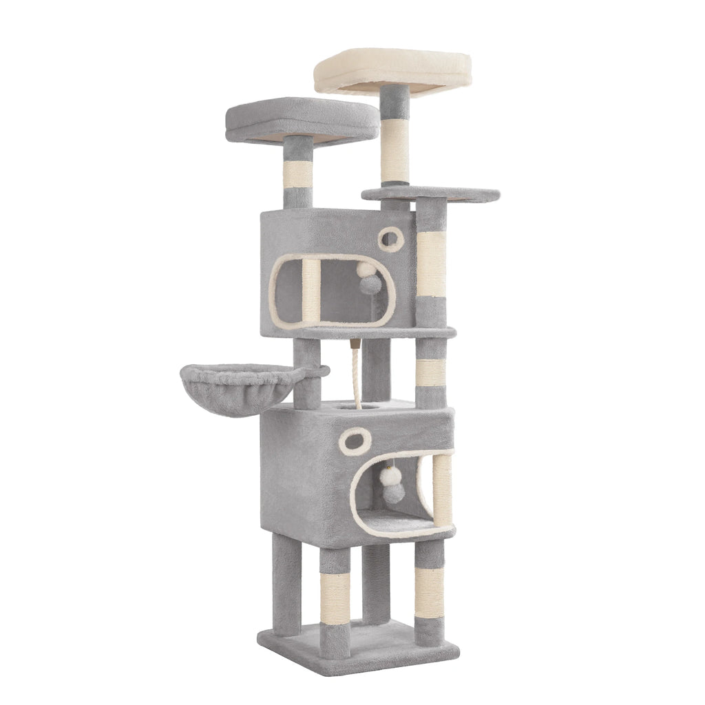 Arbre à Chat 159 cm Multi-Niveaux avec 8 Griffoir