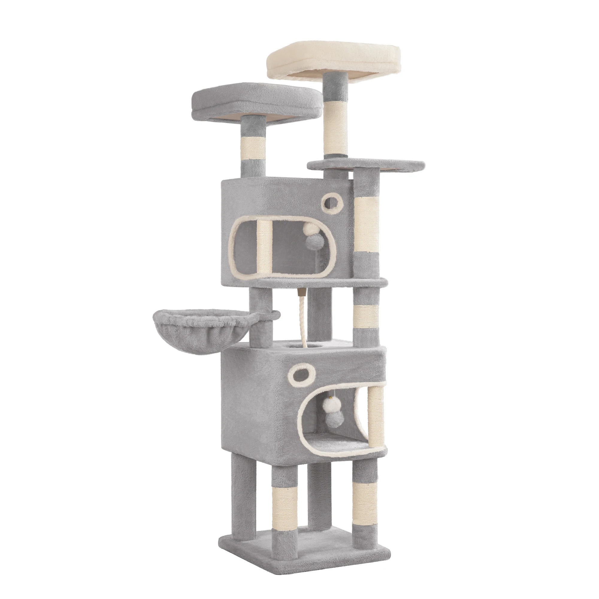 Arbre à Chat 159 cm Multi-Niveaux avec 8 Griffoir