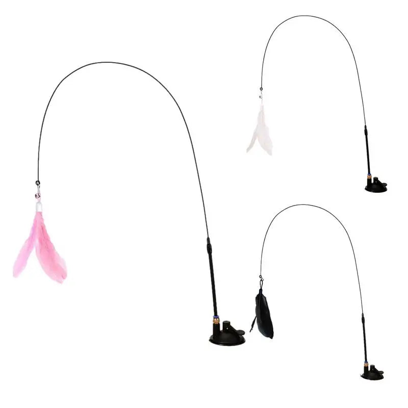 Baguette plume interactive pour chat