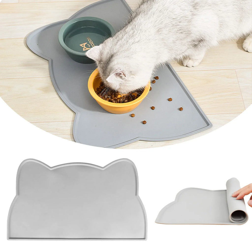Tapis en silicone tête de chat