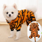 Costume rigolo en flanelle pour chien et chat