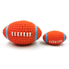 Jouet rugby sonore pour chien en caoutchouc souple