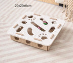Puzzle interactif en feutre pour chat
