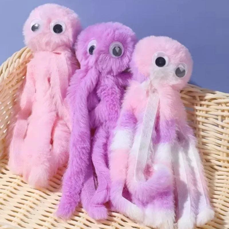 Jouet Peluche Poulpe pour Chat