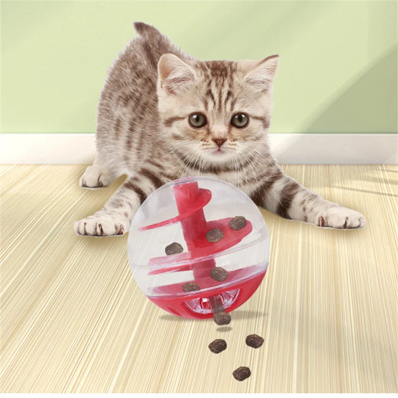 Balle distributrice de friandises pour chat