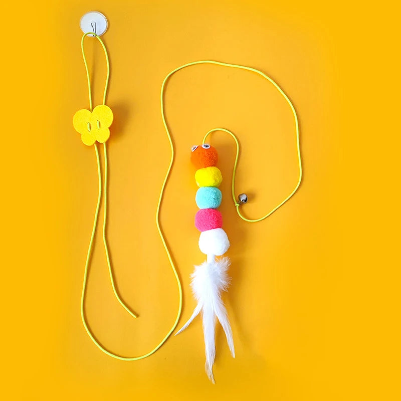 Jouet interactif suspendu pour chat