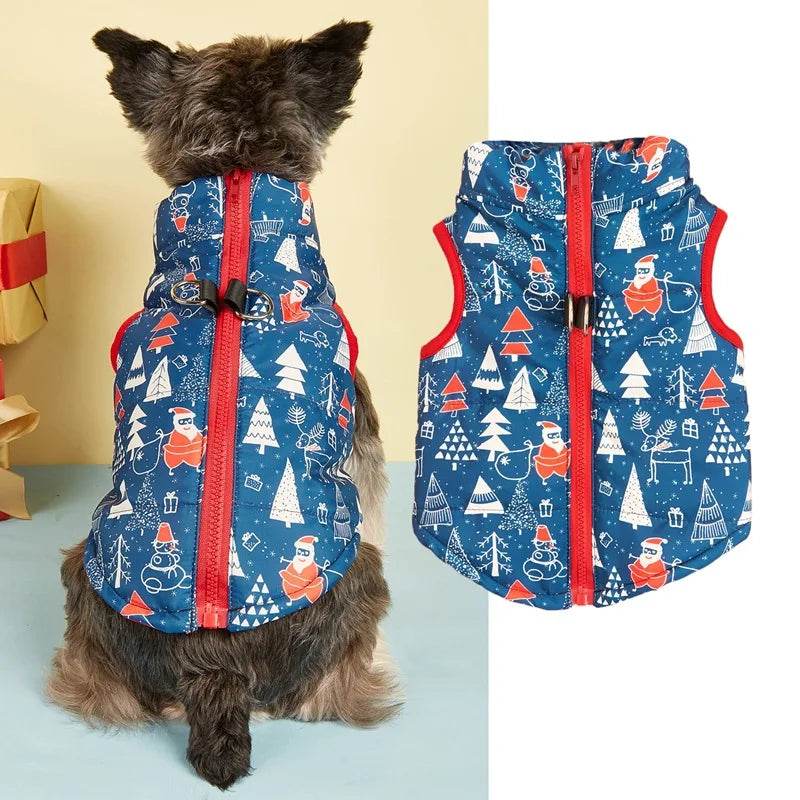 Veste de Noël motifs festifs pour chien & chat