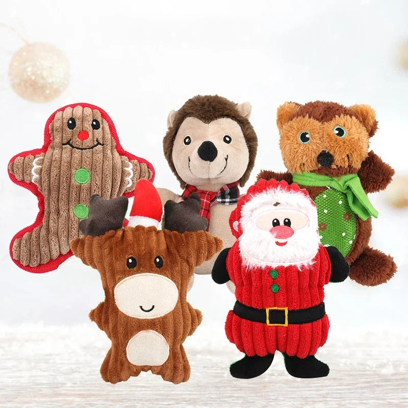 Jouet de Noël en peluche pour chien & chat