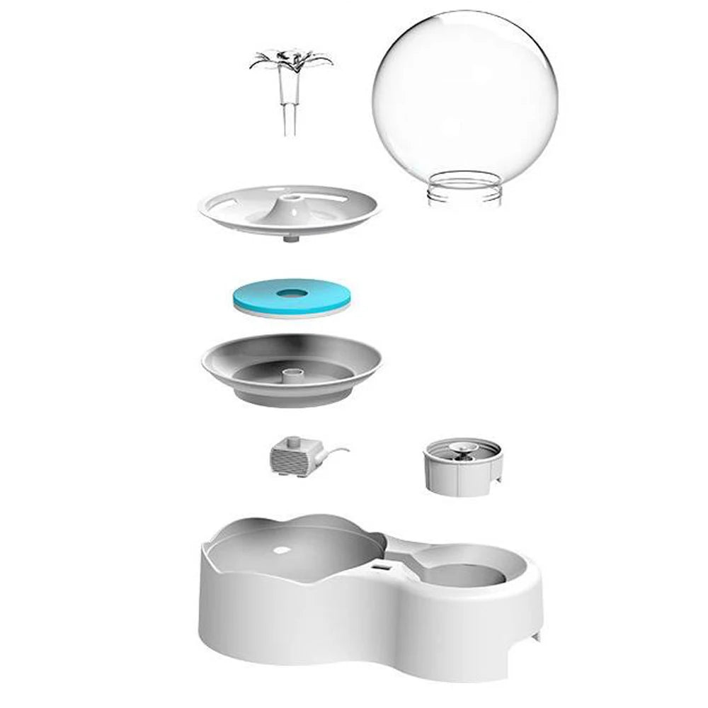 Fontaine à eau en forme de globe pour chat et petit chien