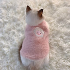 Gilet en peluche doux - chat