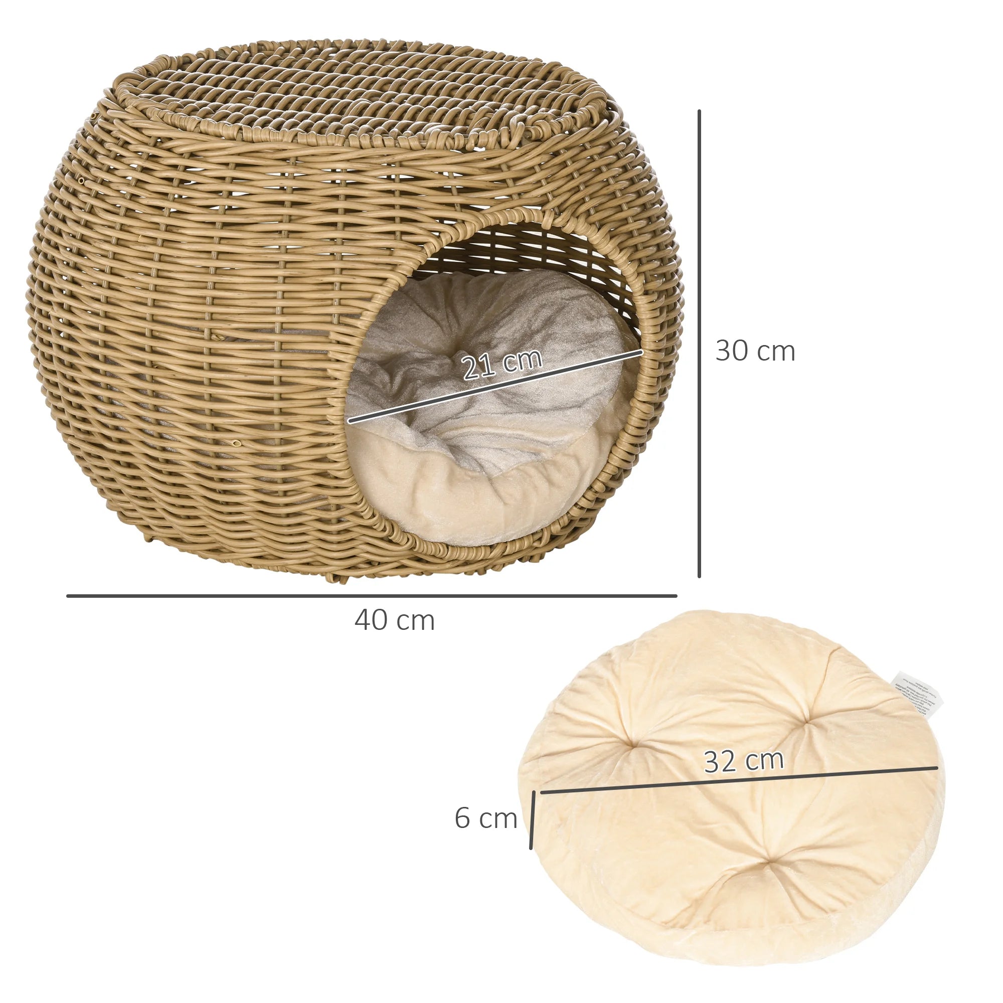 Panier cocon 2 niveaux - chat