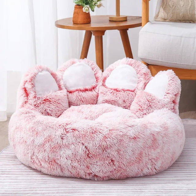 Coussin en forme de pattes de chien