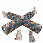 Tunnel feuillage - chat
