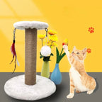 Griffoir Rond en Sisal pour Chat