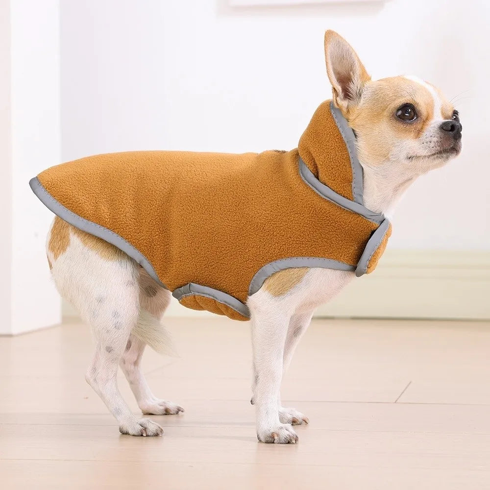 Manteau réversible chaud - chien et chat