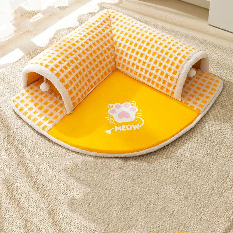 Tapis avec tunnels intégrés - chat