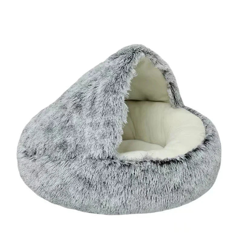 Lit rond en peluche 40 cm pour chien & chat