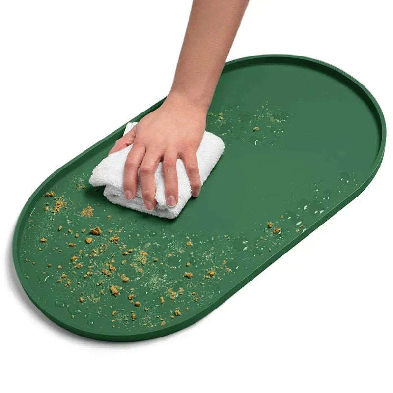 Tapis d’alimentation en silicone étanche pour chiens et chats