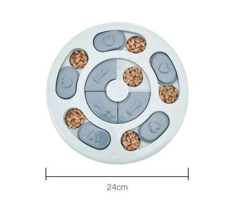 Plateau tournant anti-glouton pour chien et chat