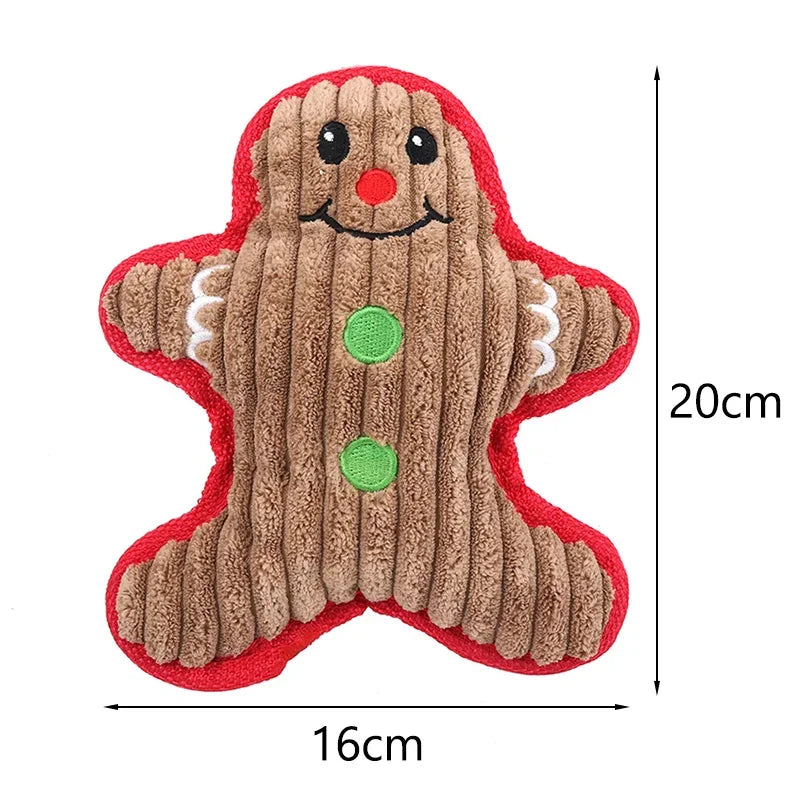 Jouet de Noël en peluche pour chien & chat