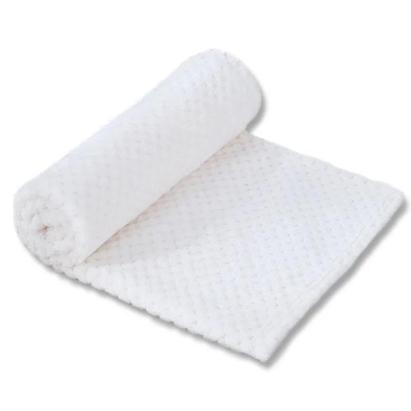 Plaid doux uni pour chien et chat