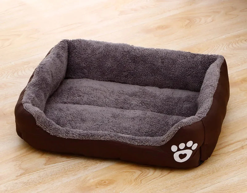 Lit rectangulaire douillet pour chien & chat
