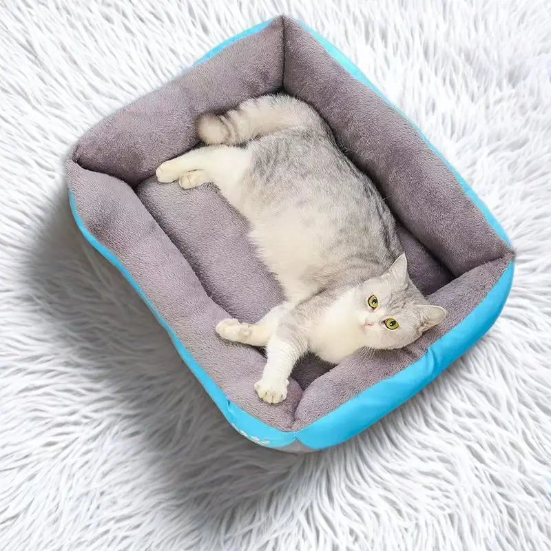 Lit rectangulaire douillet pour chien & chat