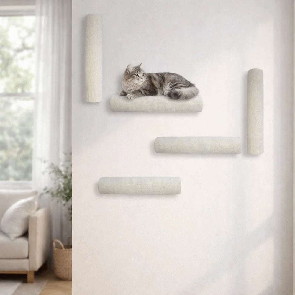 Griffoir mural auto-adhésif - chat