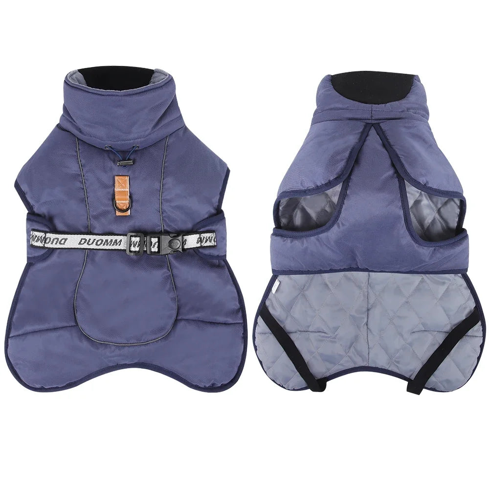 Veste d’hiver chaude coupe-vent - grand chien