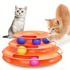 Tour de jeu interactive 3 niveaux pour chats