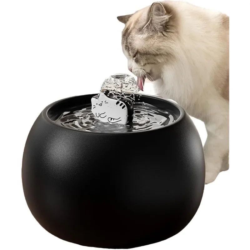 Fontaine à eau en céramique silencieuse pour chat