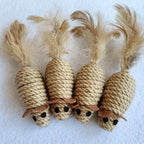 Lot de souris en sisal pour chat